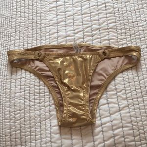 Gold VS bikini bottoms